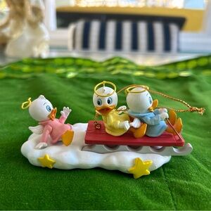 Grolier Disney Christmas Ornament Huey, Dewey, & Louie-Angels - Boxed 1242674